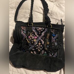 Free People Suede Boho Bag/Satchel